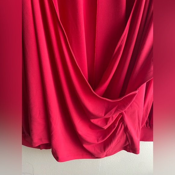 New Universal Standard Women Red Blouse Oversized Top Plus Size 4XL - Picture 2 of 10